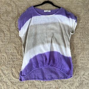 Haris Cotton The Collection 100% Linen Top size Large